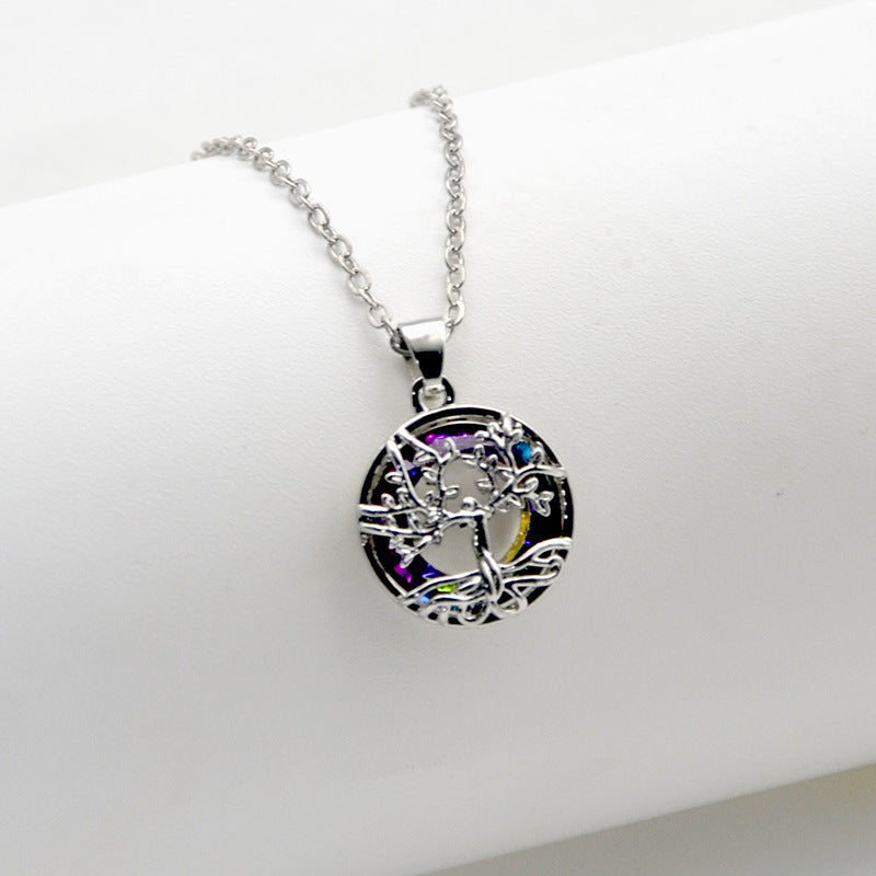 Wholesale Tree of Life Crystal Necklace